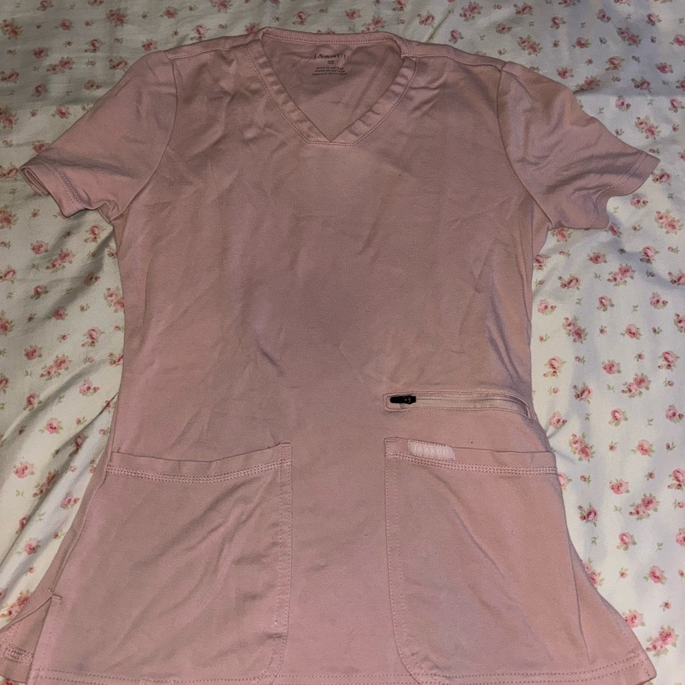 Jaanuu Light Pink Scrub Too